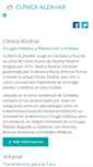 Mobile Screenshot of clinicaalzahar.com